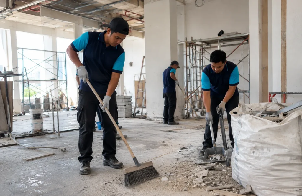 Commercial cleaning services in Kajang: construction housekeeping at a development in Kajang