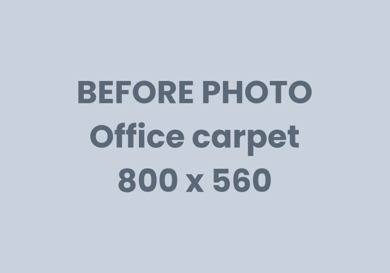 Office carpet before cleaning