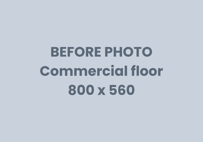 Commercial floor before cleaning