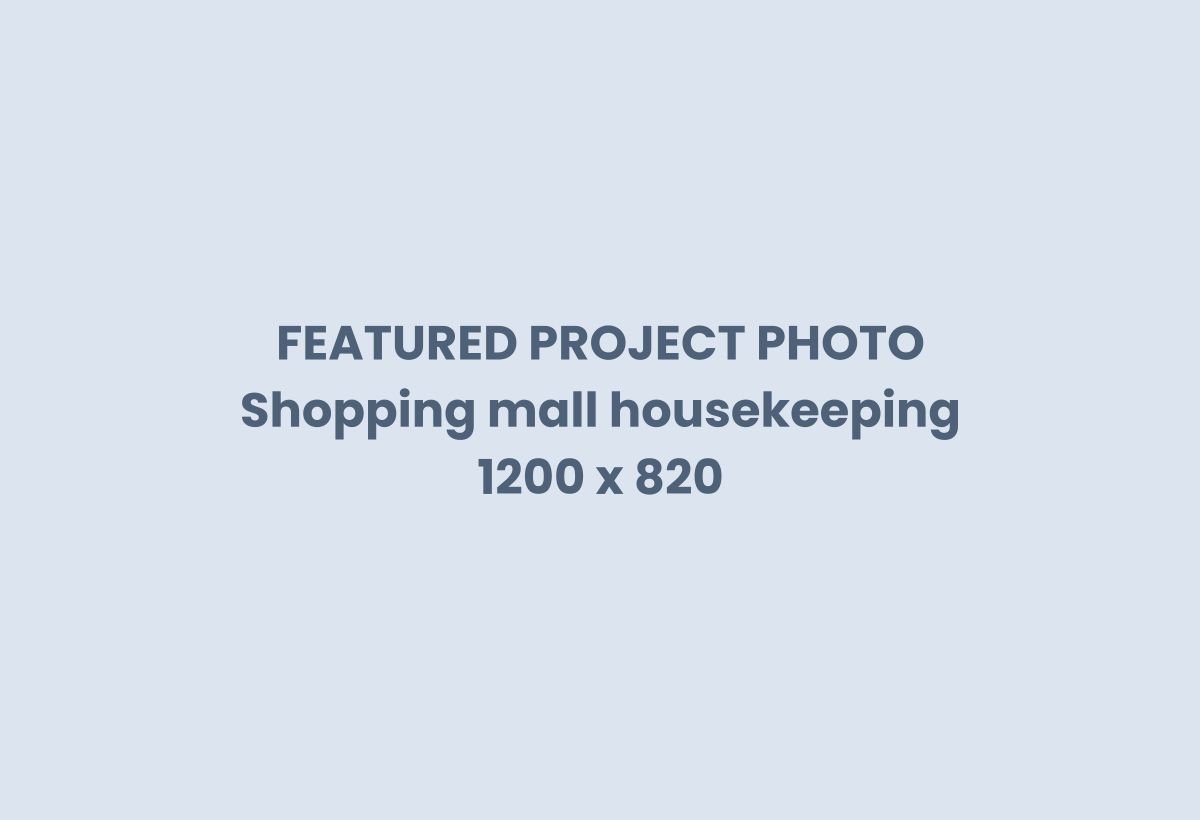 Shopping mall housekeeping in Kuala Lumpur