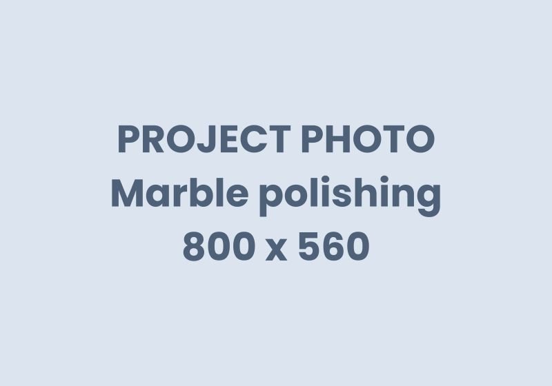 Marble floor polishing project