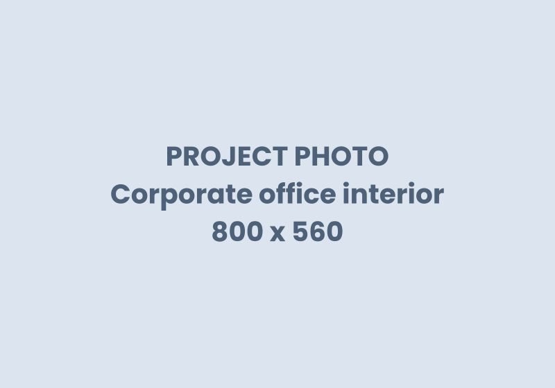 Office cleaning project