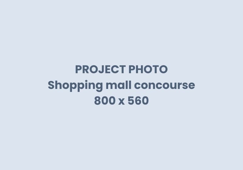 Shopping mall housekeeping project