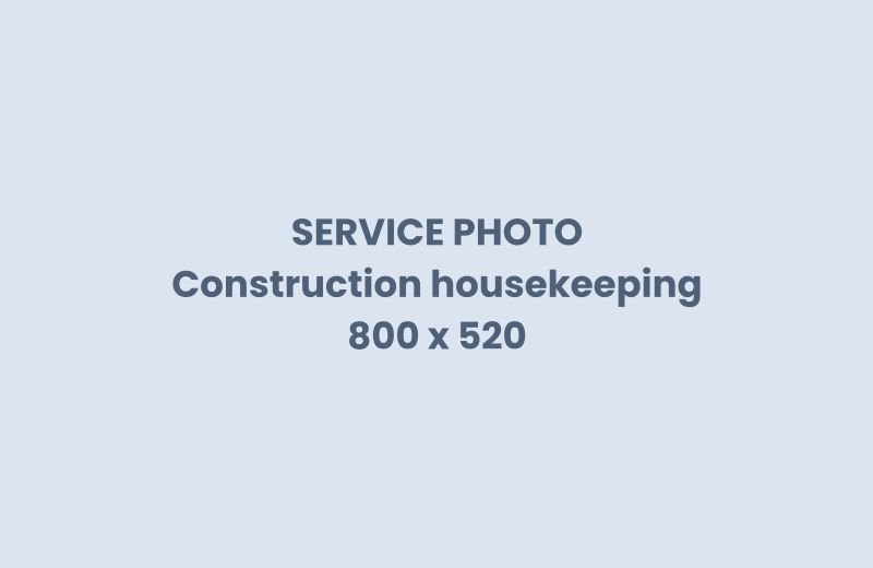 Construction site housekeeping