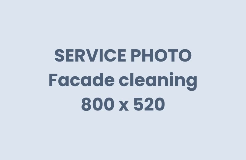 Building facade cleaning