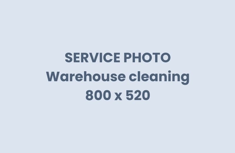 Warehouse housekeeping