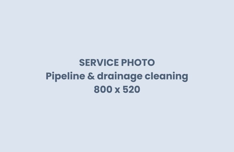 Pipeline and drainage cleaning