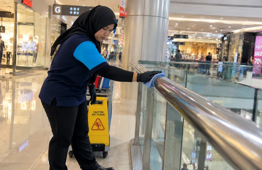 Commercial cleaning services in Cheras: shopping centre housekeeping in Cheras